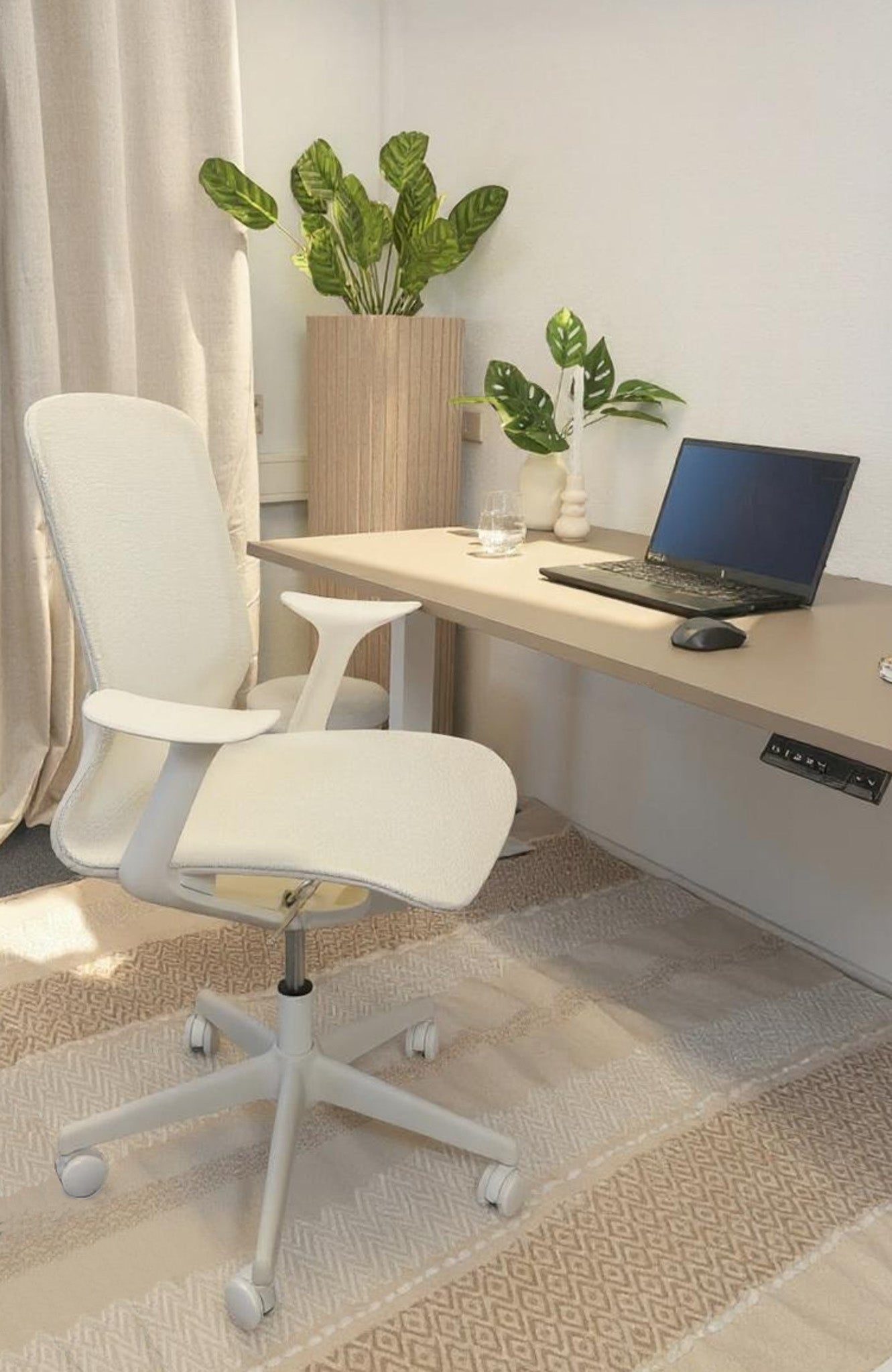 Bureaustoel Renab Japandi Beige