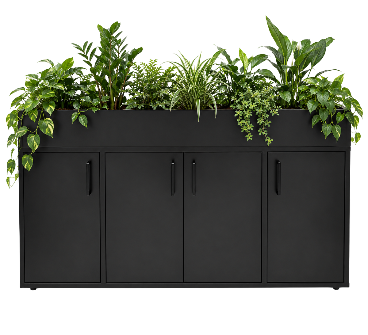 Kast met plantenbak