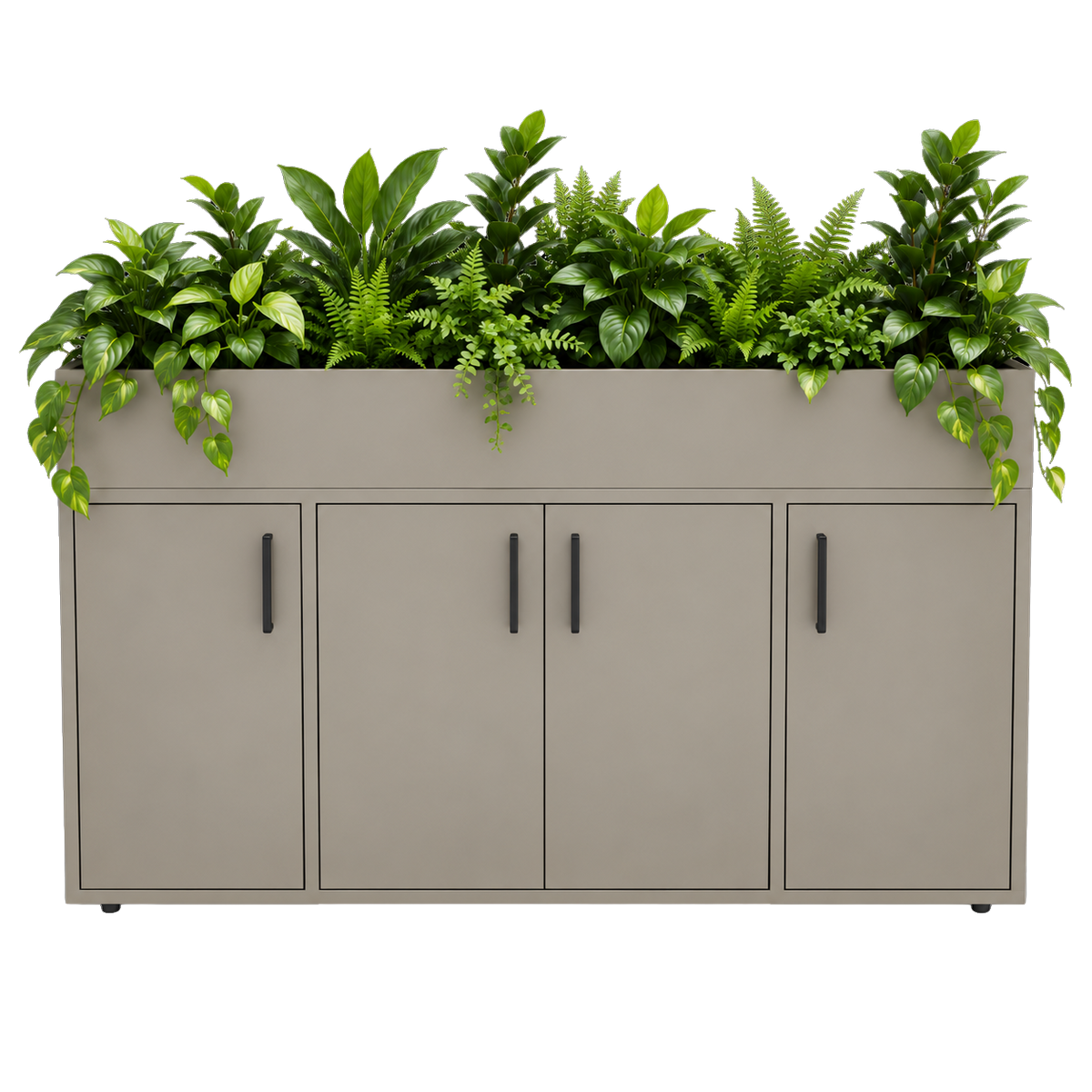 Cabinet with a plant box - Rosa