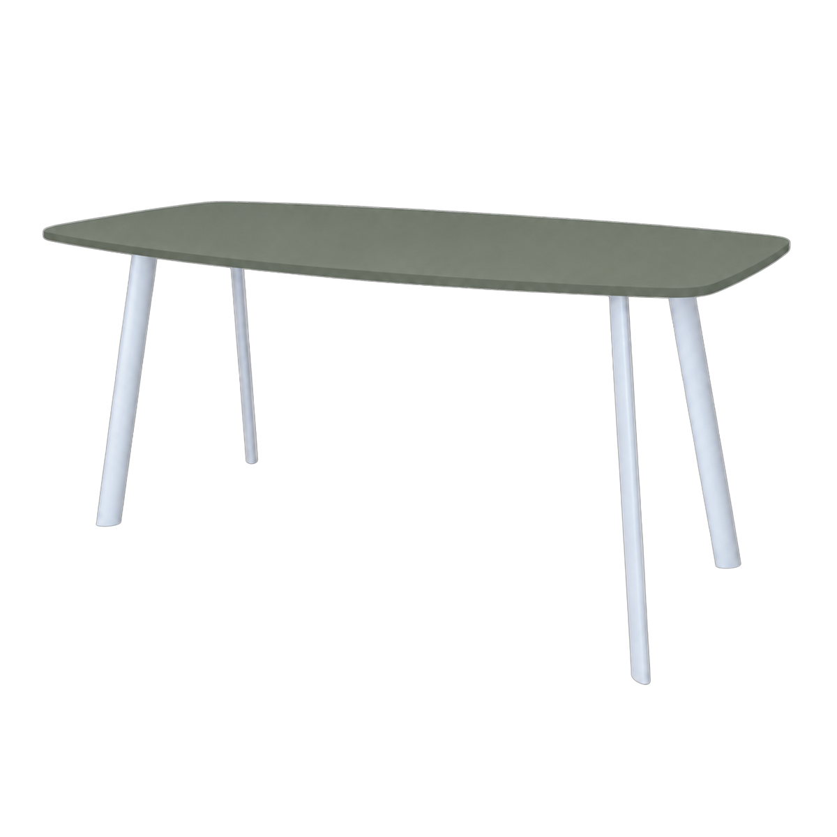 Modu High Danish Oval Meeting Table 240 × 120 cm
