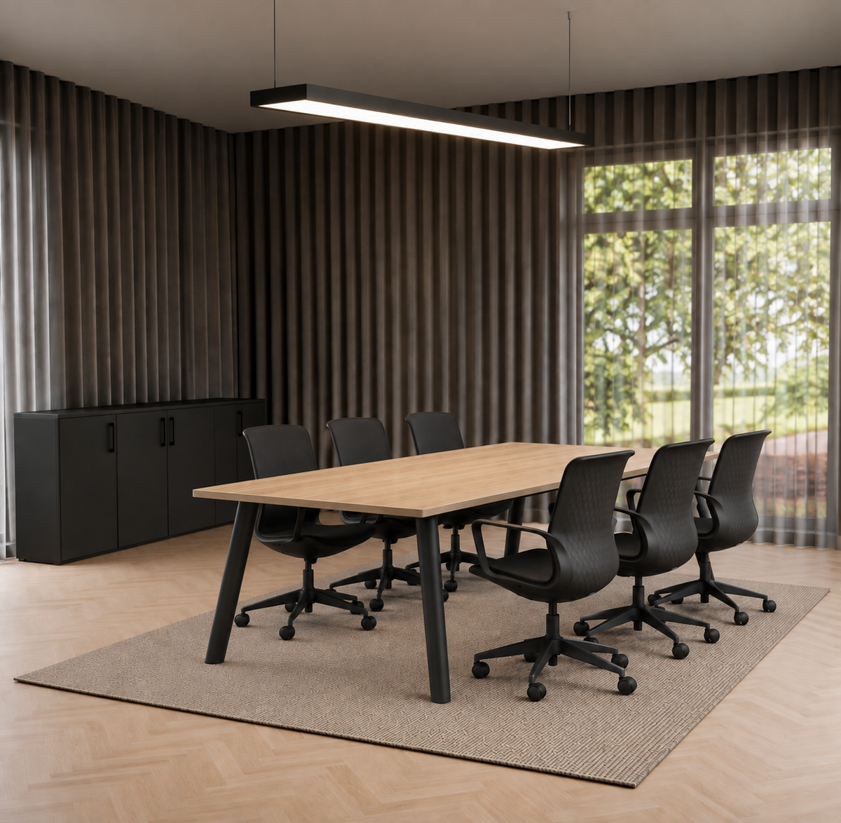 Modu Vergadertafel 200×100 cm