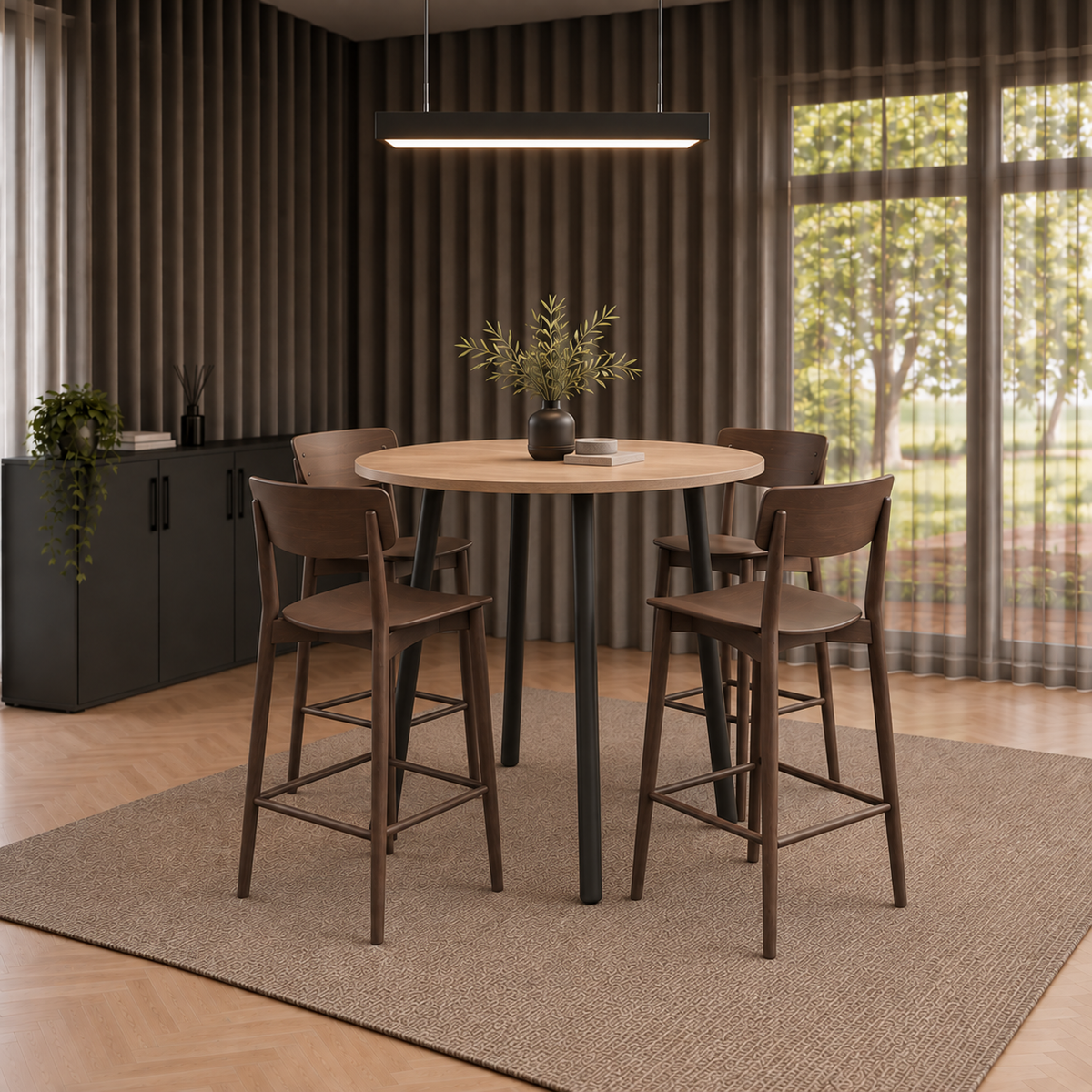 Modu High Round Meeting Table 120 cm