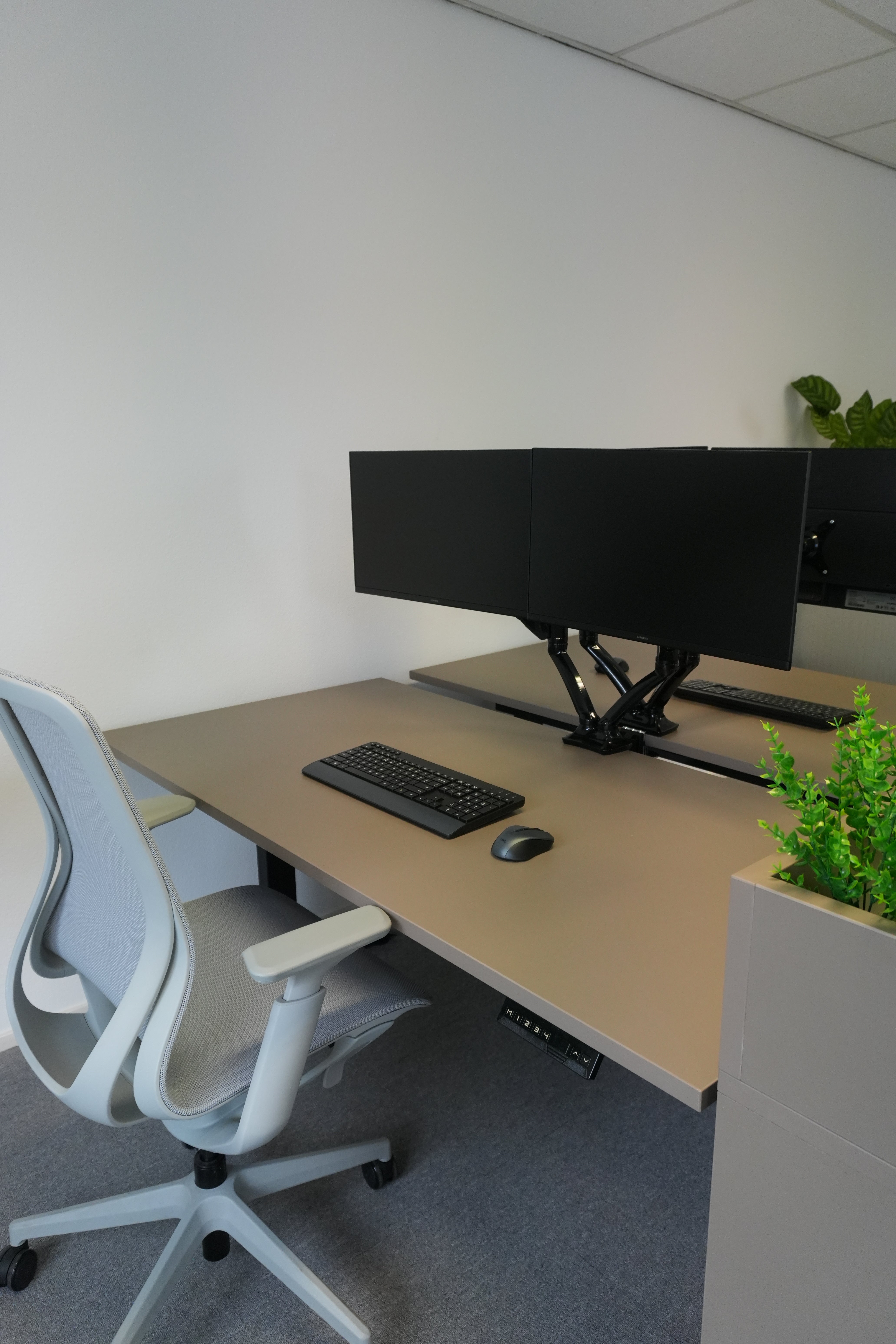 Elektrisch zit-sta bureau Rosa