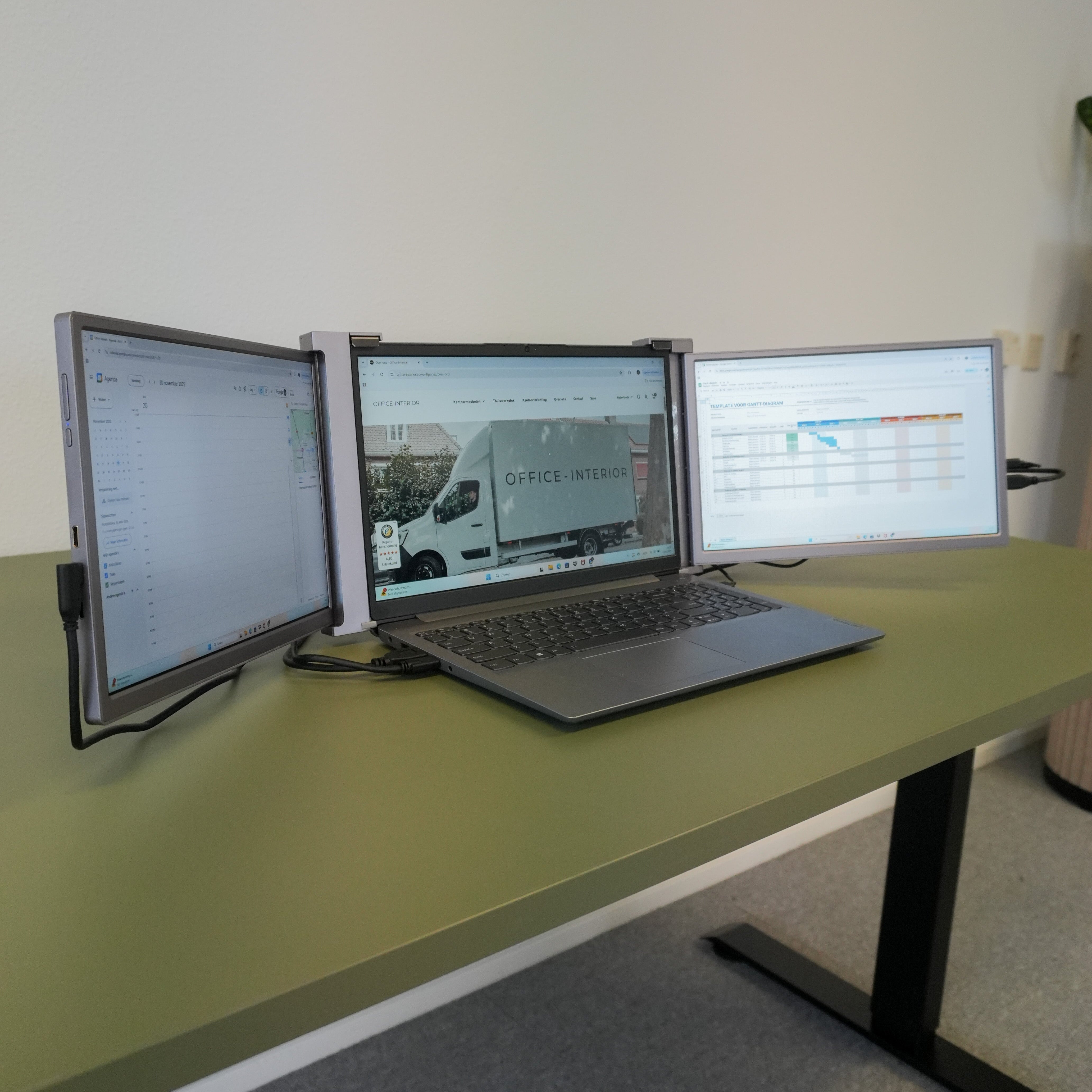 Renab Portable Monitor Tri-Screen