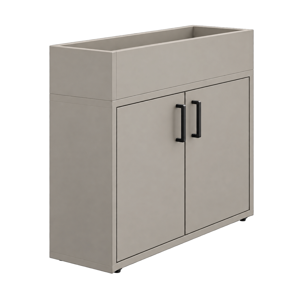 Kast met plantenbak 2 deuren Rosa