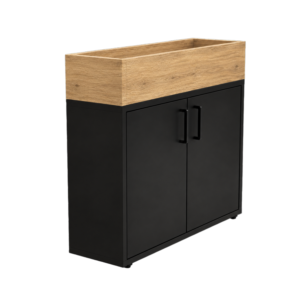Kast met plantenbak 2 deuren